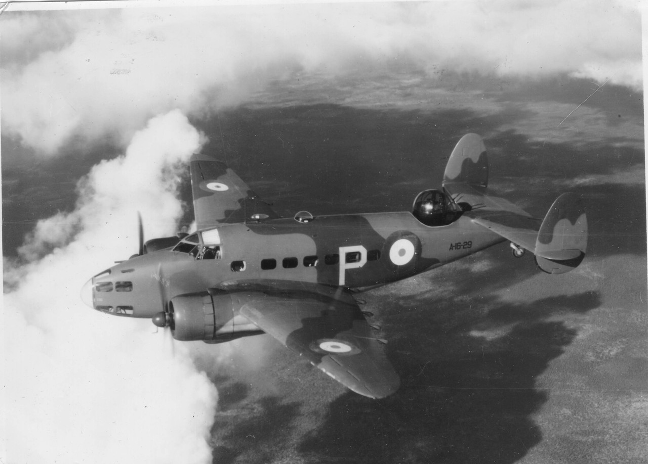 An RAAF Lockheed Hudson, similar to the aircraft that crashed in 1942.
